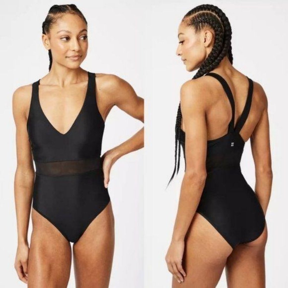 NEW Sweaty Betty Lido Mesh One Piece Swimsuit